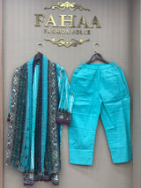 086 lawn cotton suit