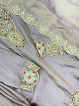 1476 Pakistani Party Wear - Taupe