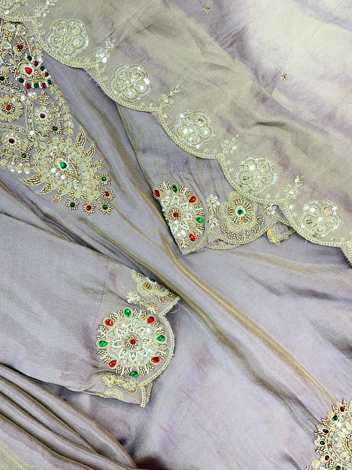 1476 Pakistani Party Wear - Taupe