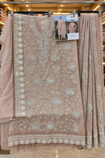 1469 Pakistani Unstitched Party Wear - Nude Peach