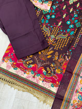 249 embroidered cotton suit