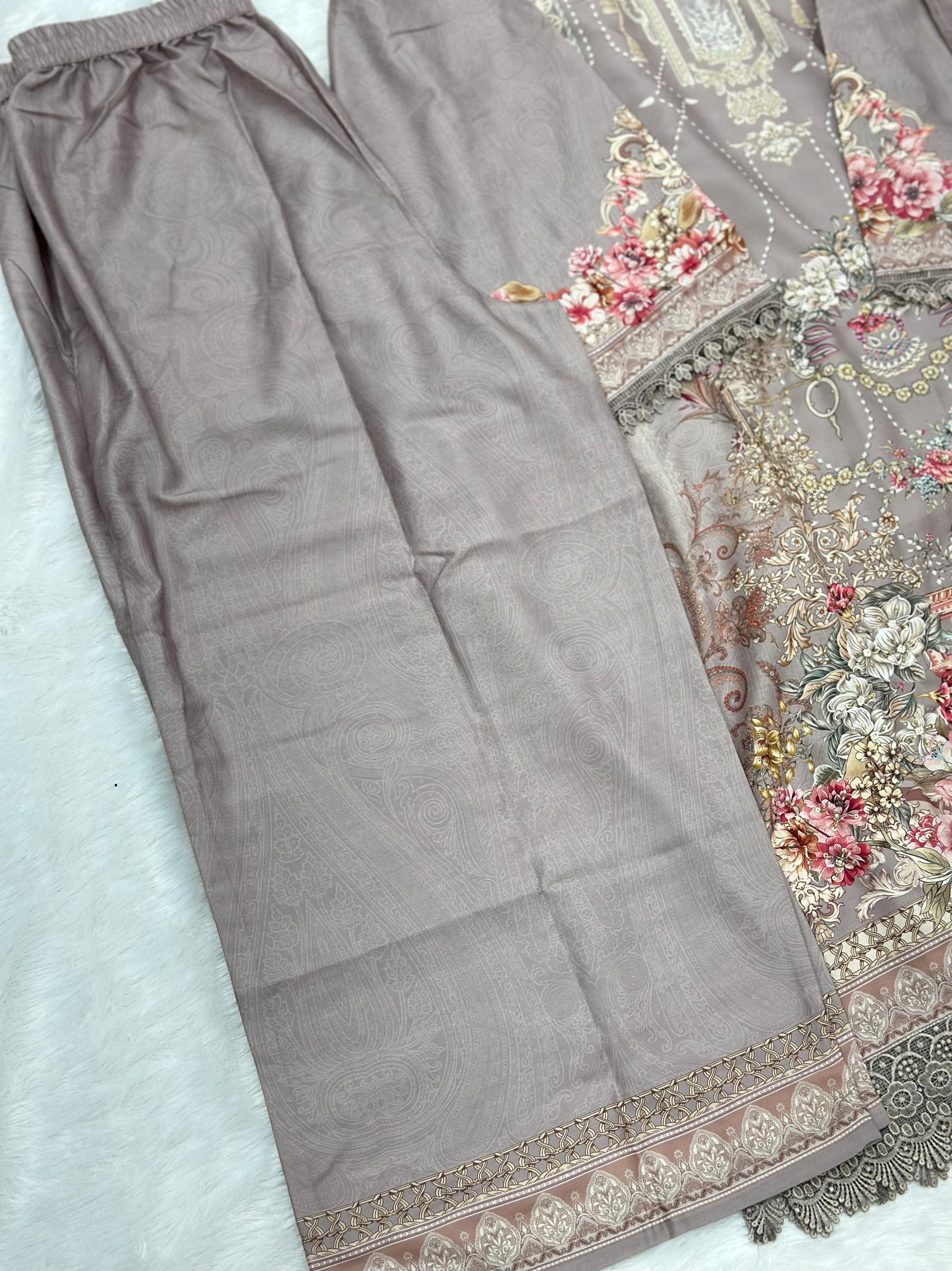 638 Muslin 3pc Pakistani Cordset