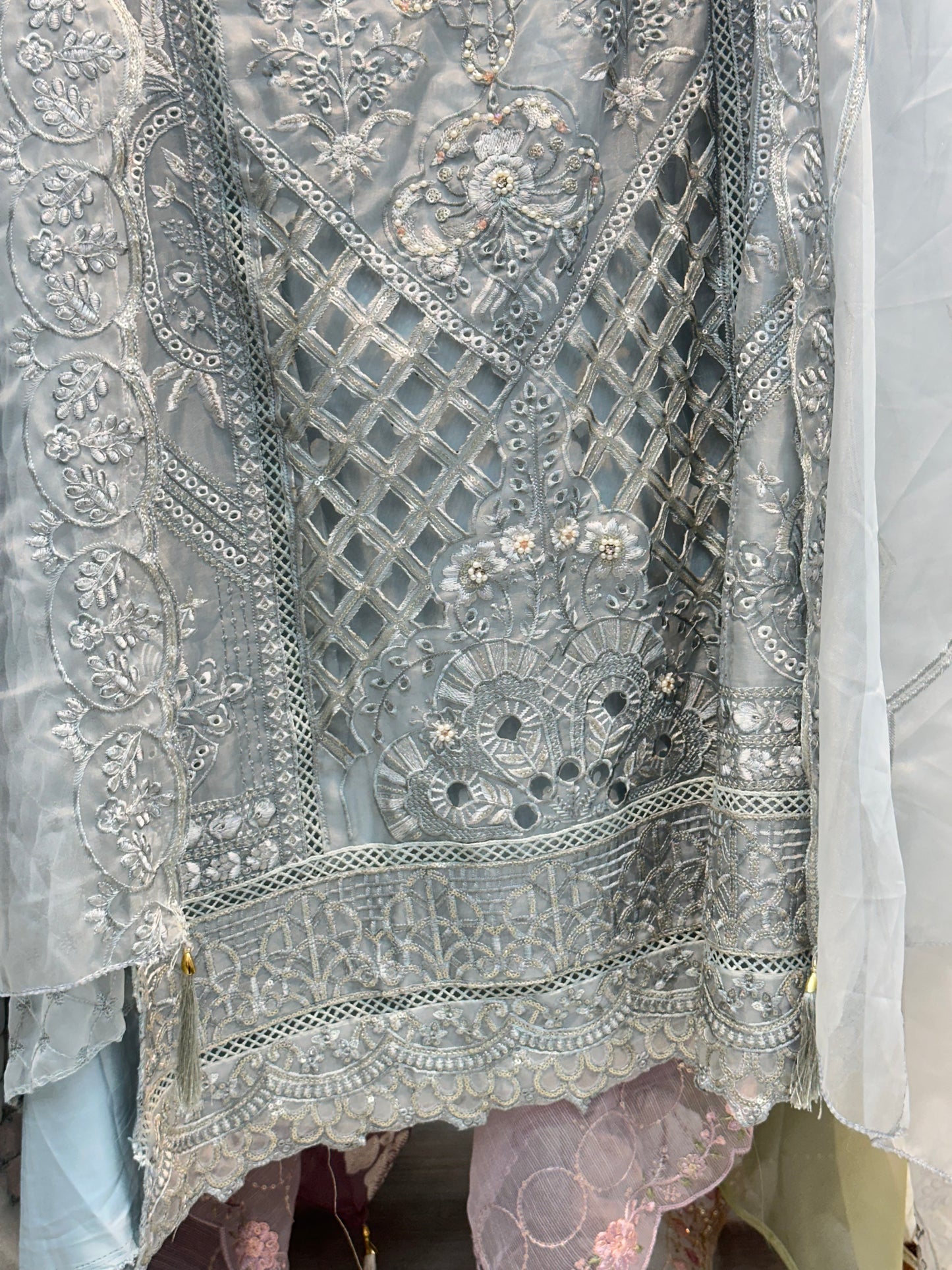 167 heavy party wear unstitched