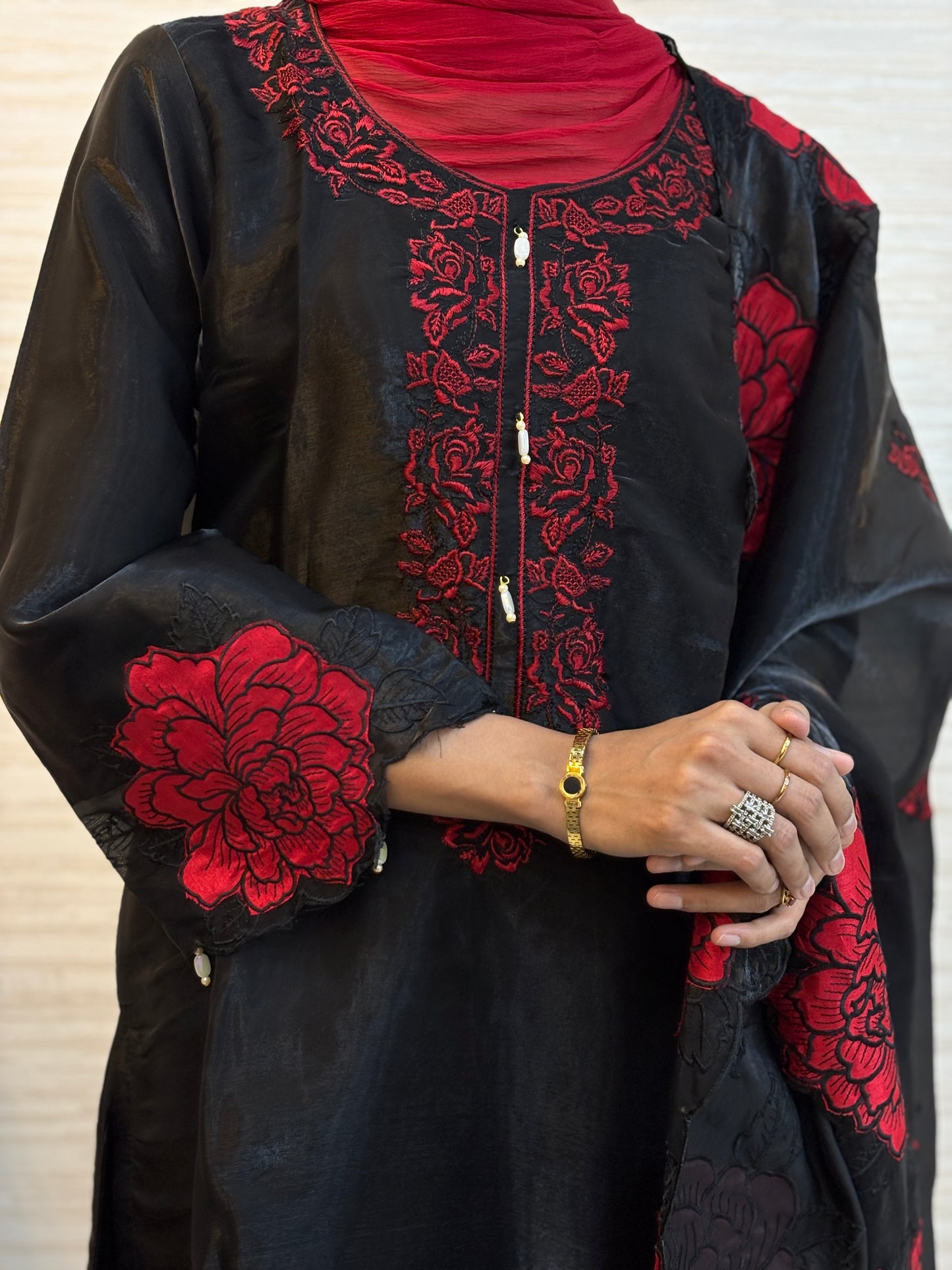 230 Saiyaara jimmy cho 3pc - black