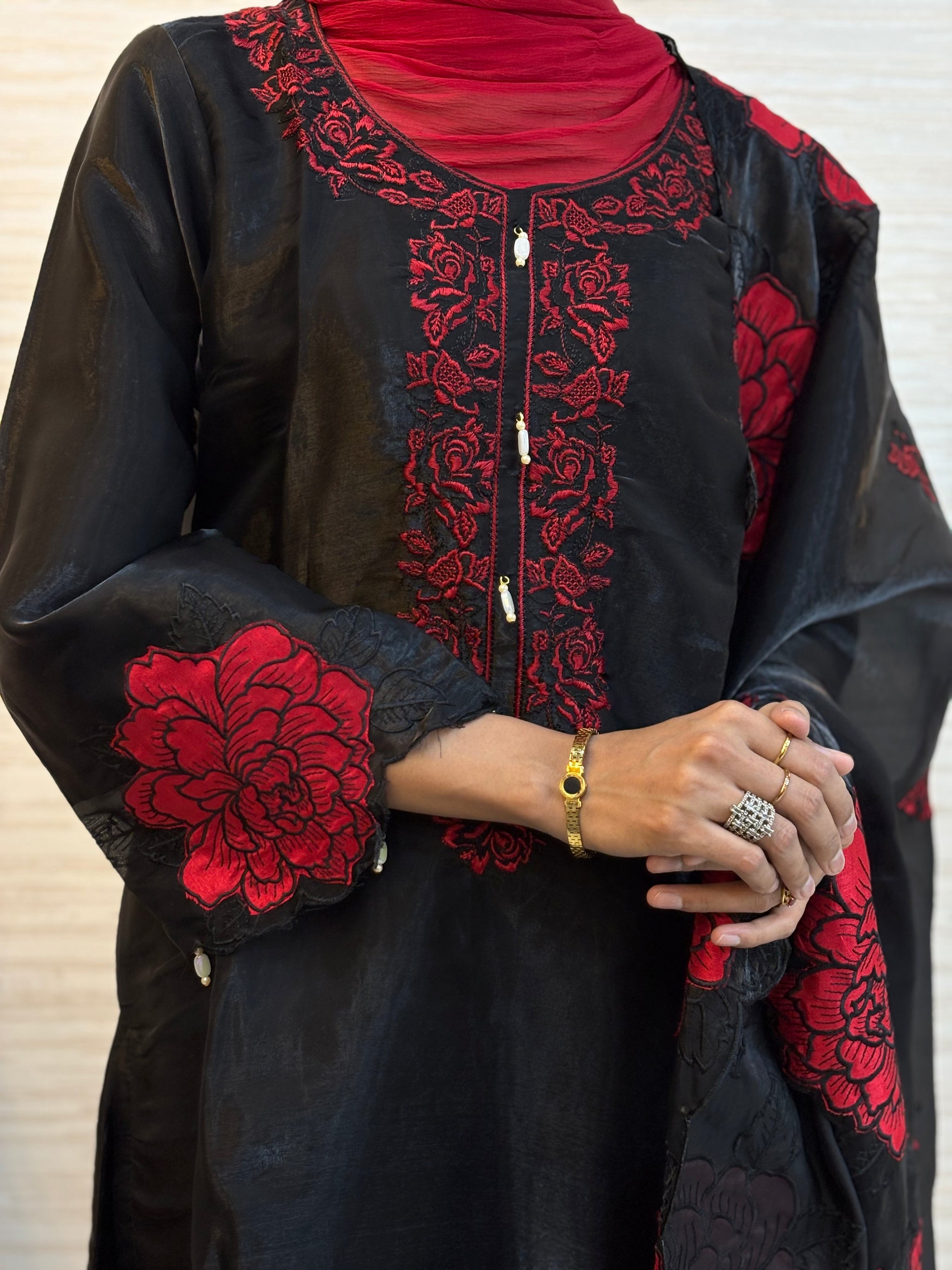 230 Saiyaara jimmy cho 3pc - black