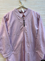 1465 Korean Floral Coordset - Baby Pink