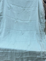 1483 Pakistani Unstitched Party Wear - Pista Green