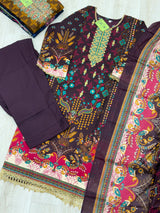 249 embroidered cotton suit