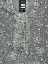 1469 Pakistani Unstitched Party Wear - Ice Grey