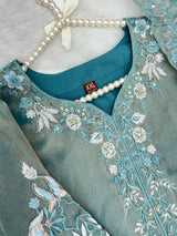 1477 Pakistani Party Wear - Ice Blue