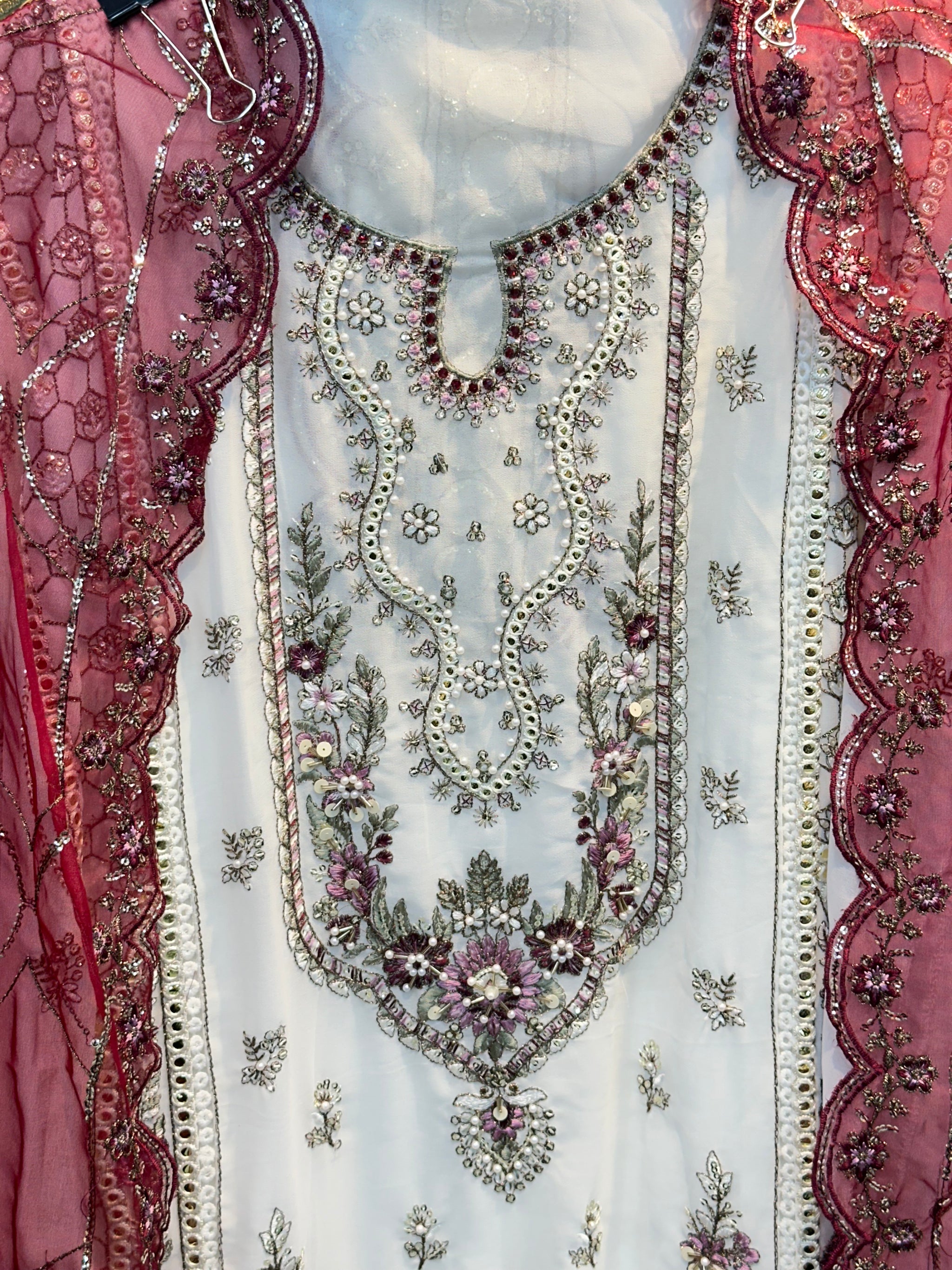 165 heavy party wear unstitched