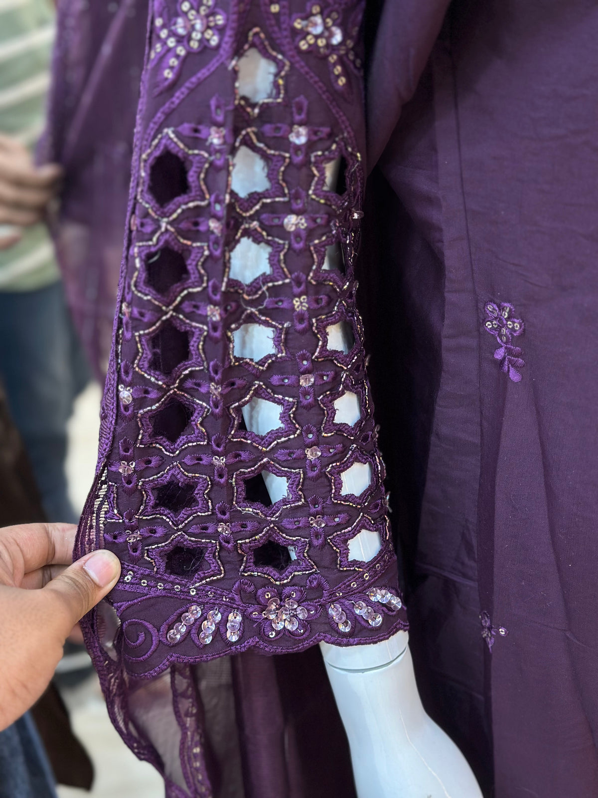 1475 Pakistani Party Wear - Wine