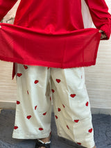 233 Viscose Rayon Cord Set - Red