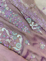 1477 Pakistani Party Wear - Mauve