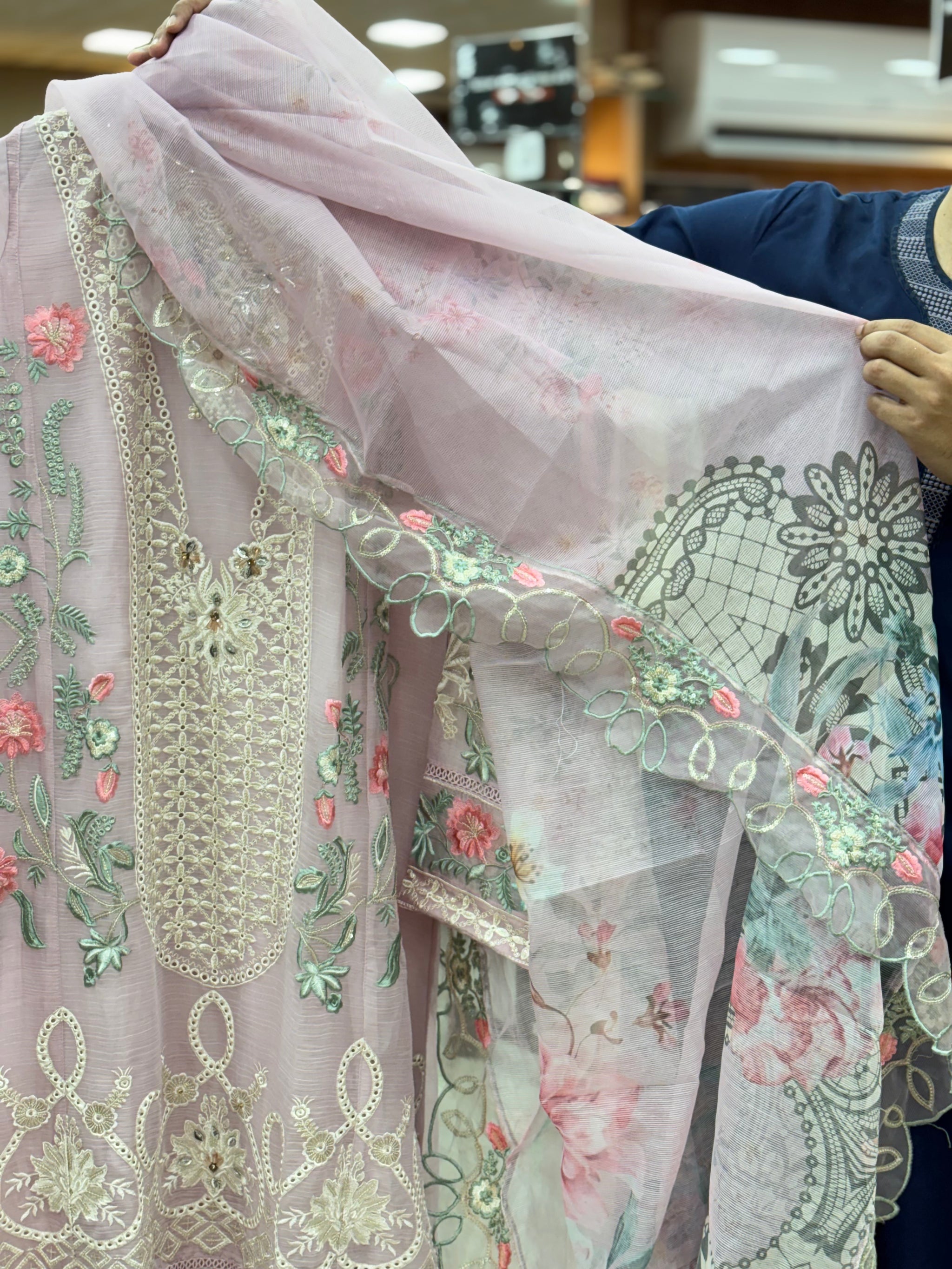 268  party wear - Baby Pink