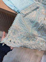 269  Mushk party wear - Blue