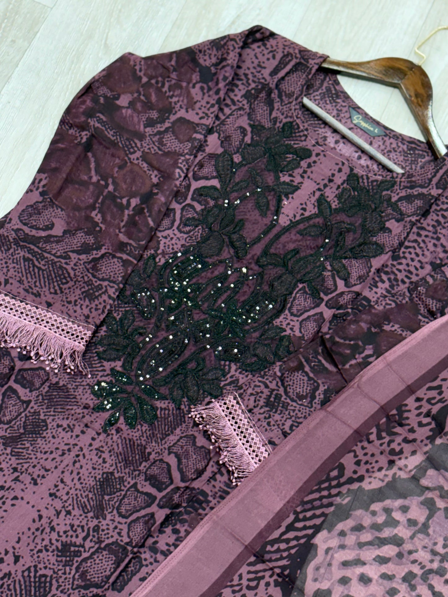 255 party wear - muted plum