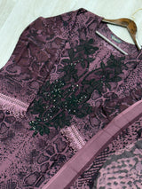 255 party wear - muted plum