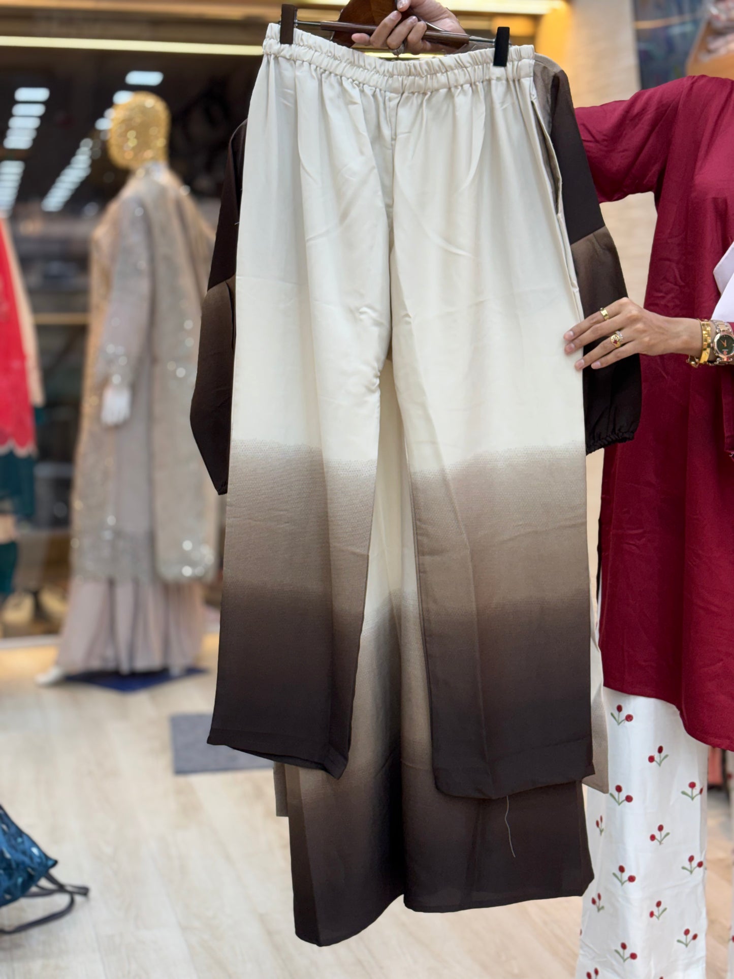 236 korean ombre cord sets - pink