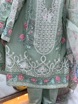 268  party wear - Pista Green