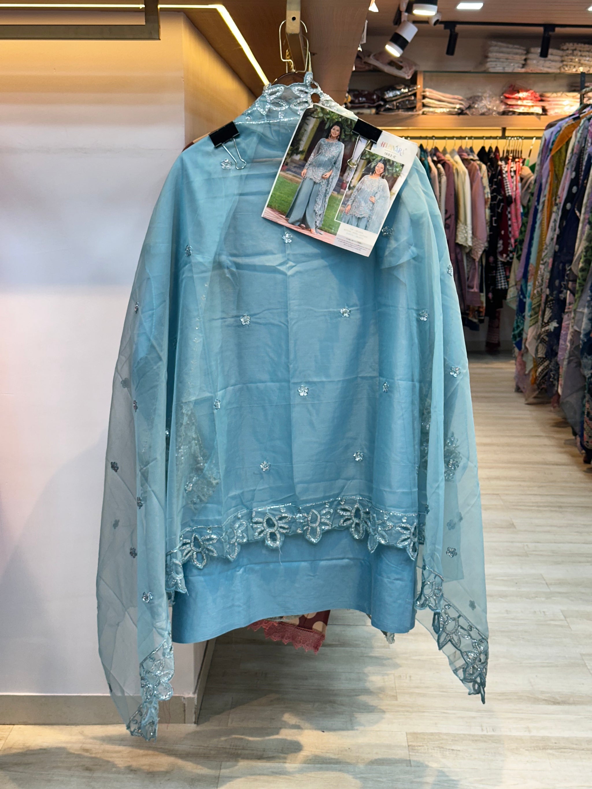 173 heavy party wear unstitched