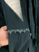 1495 Korean Crochet Coordset - Emerald Green