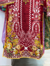 221 embroidered cotton suit