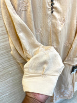 1465 Korean Floral Coordset - Beige