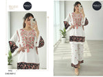 234 Noor-e-Gul Embroidered Suit - white