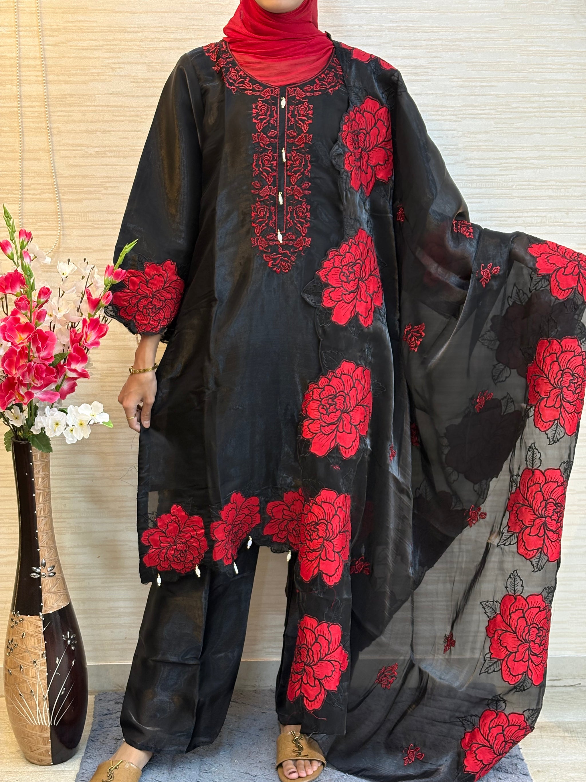 230 Saiyaara jimmy cho 3pc - black