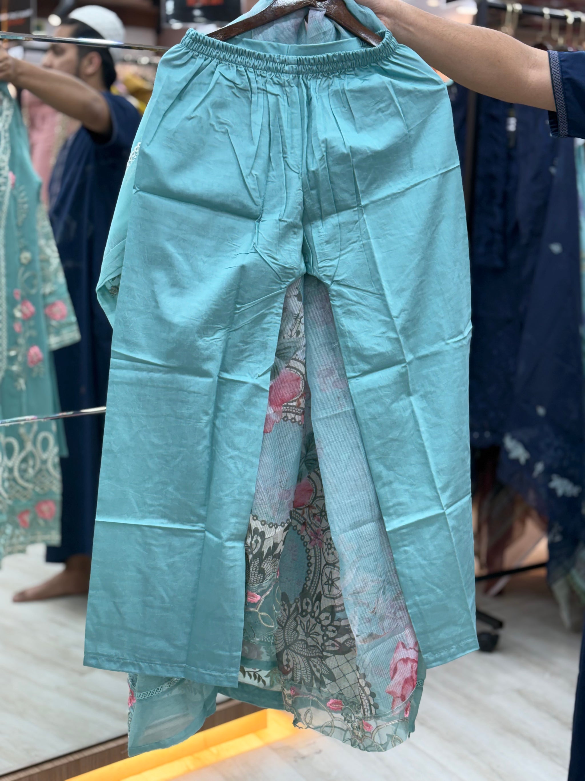 268 party wear - Sky blue