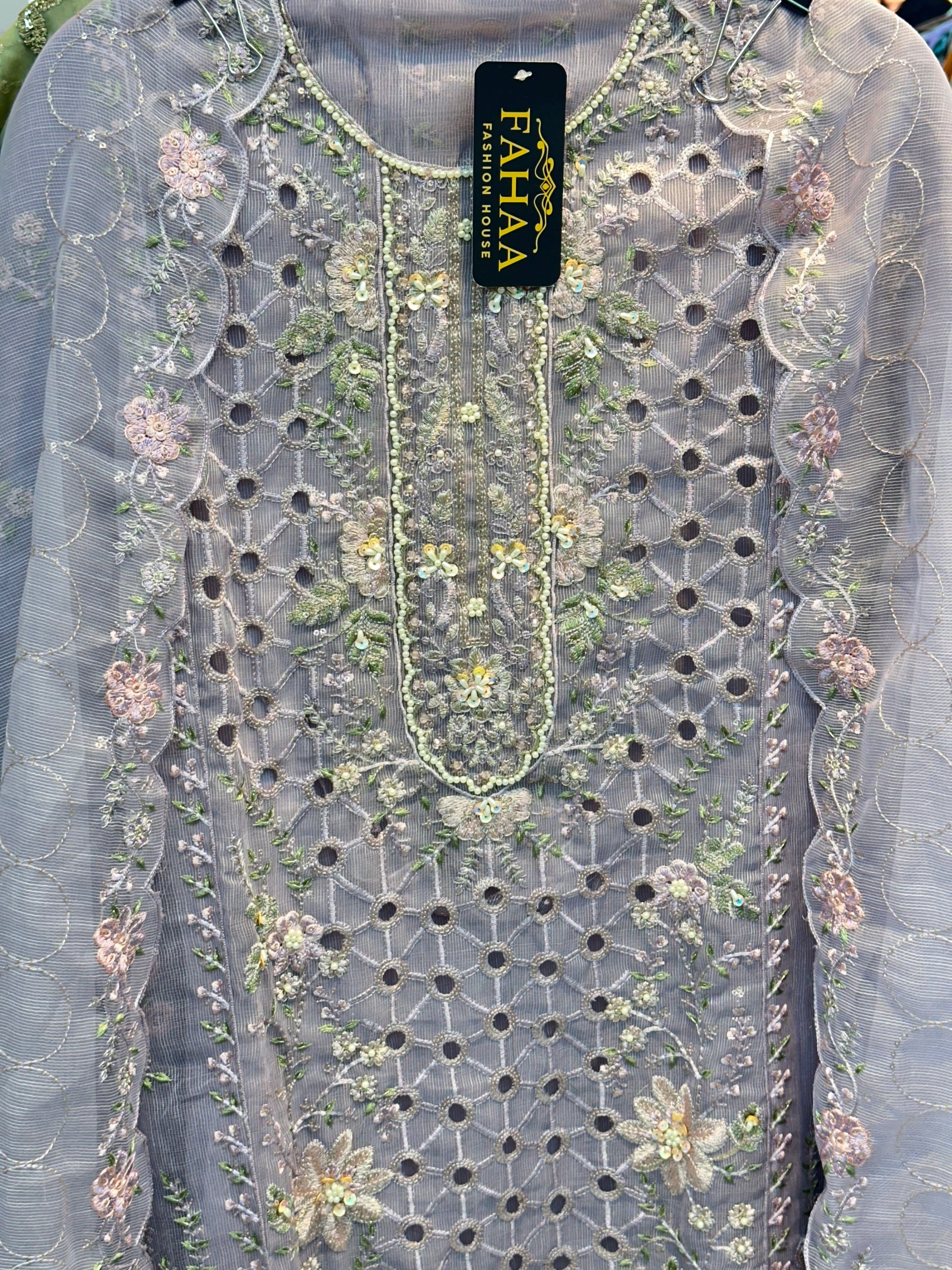 168 heavy party wear unstitched