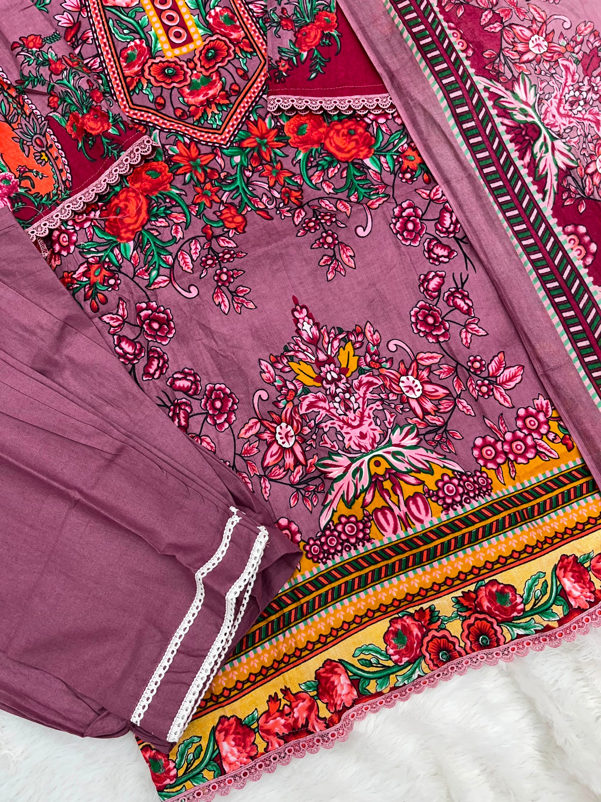 1242 Pakistani Printed Suit