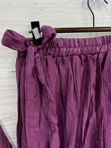 1495 Korean Crochet Coordset - Plum Purple