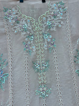 1483 Pakistani Unstitched Party Wear - Nude Peach