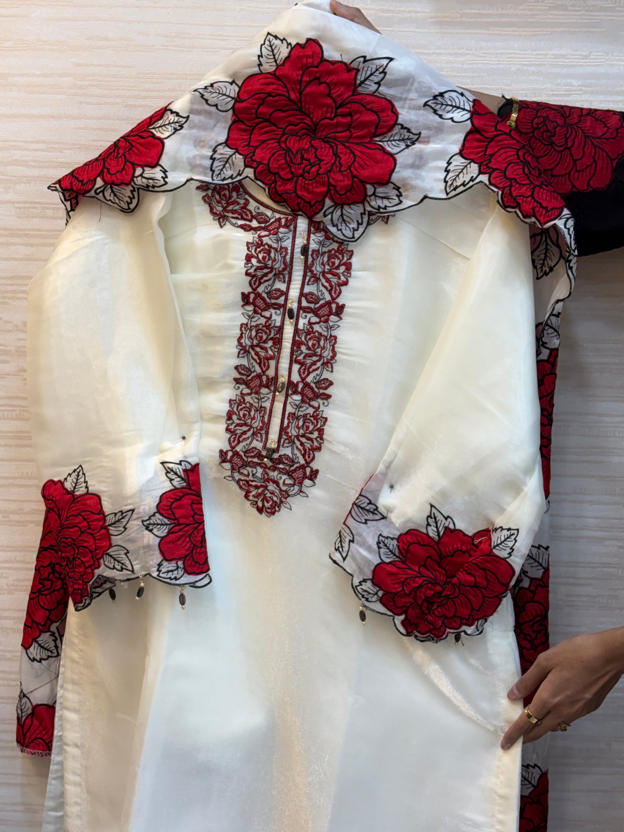 230 Saiyaara jimmy cho 3pc - white