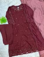1475 Pakistani Party Wear - Maroon