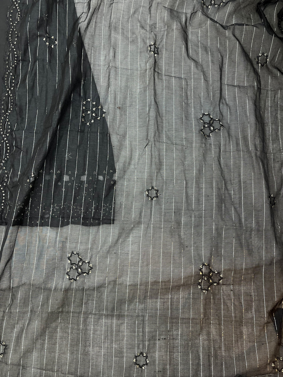 1475 Pakistani Party Wear -  Black
