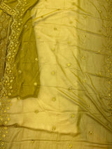 1464 Pakistani Party Wear - Mustard Yellow
