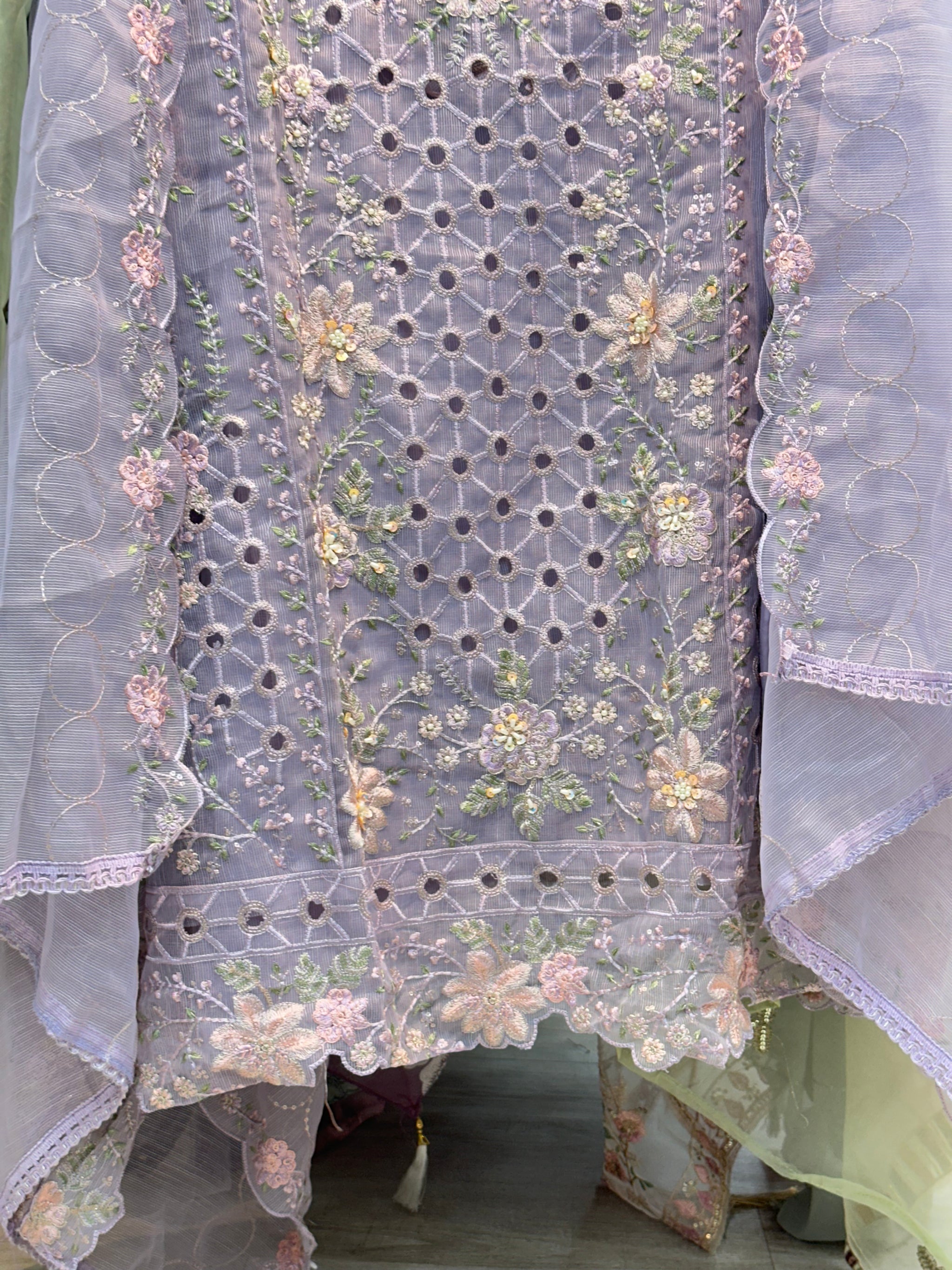 168 heavy party wear unstitched