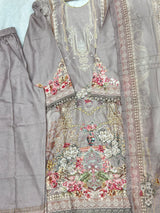 638 Muslin 3pc Pakistani Cordset