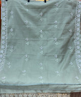 1469 Pakistani Unstitched Party Wear - Mint Green