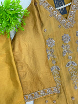 1525 Pakistani Heavy Partywear - Mustard