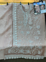 1469 Pakistani Unstitched Party Wear - Nude Peach