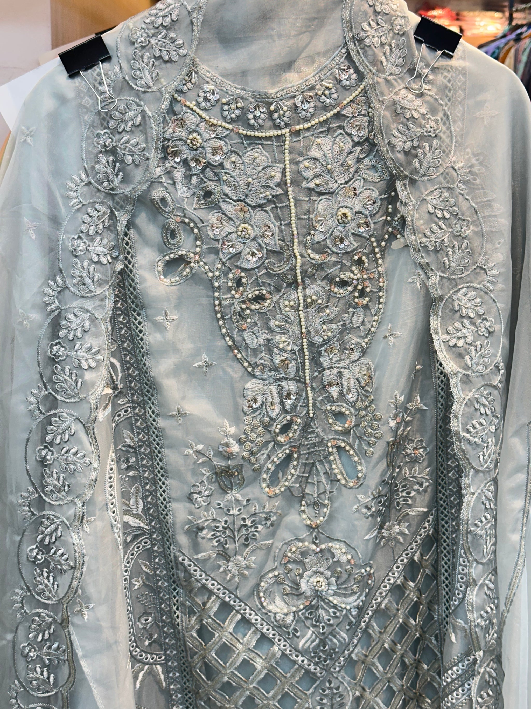 167 heavy party wear unstitched