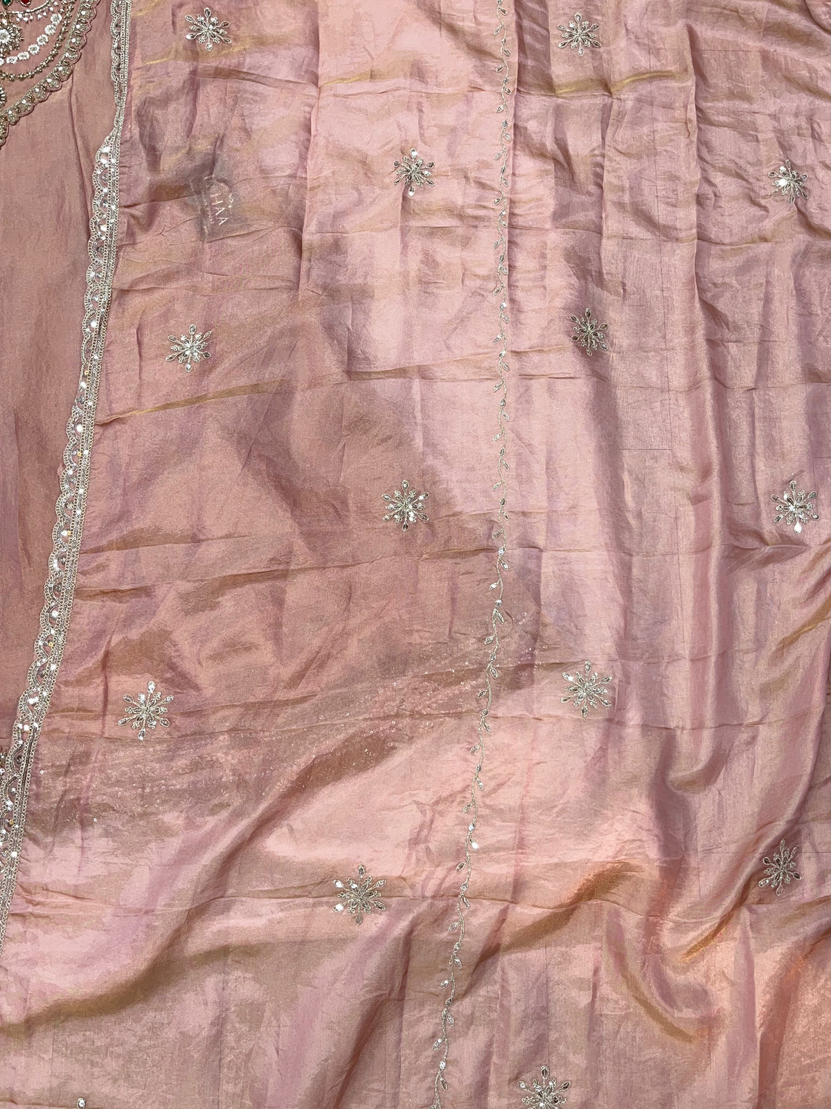 1463 Pakistani Party Wear - Peach Pink