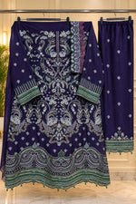 1782 Pakistani Unstitched Party Wear - Wine Purple