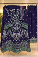 1782 Pakistani Unstitched Party Wear - Wine Purple