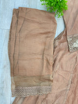 1527 Pakistani Anarkali Gown - Cinnamon Brown