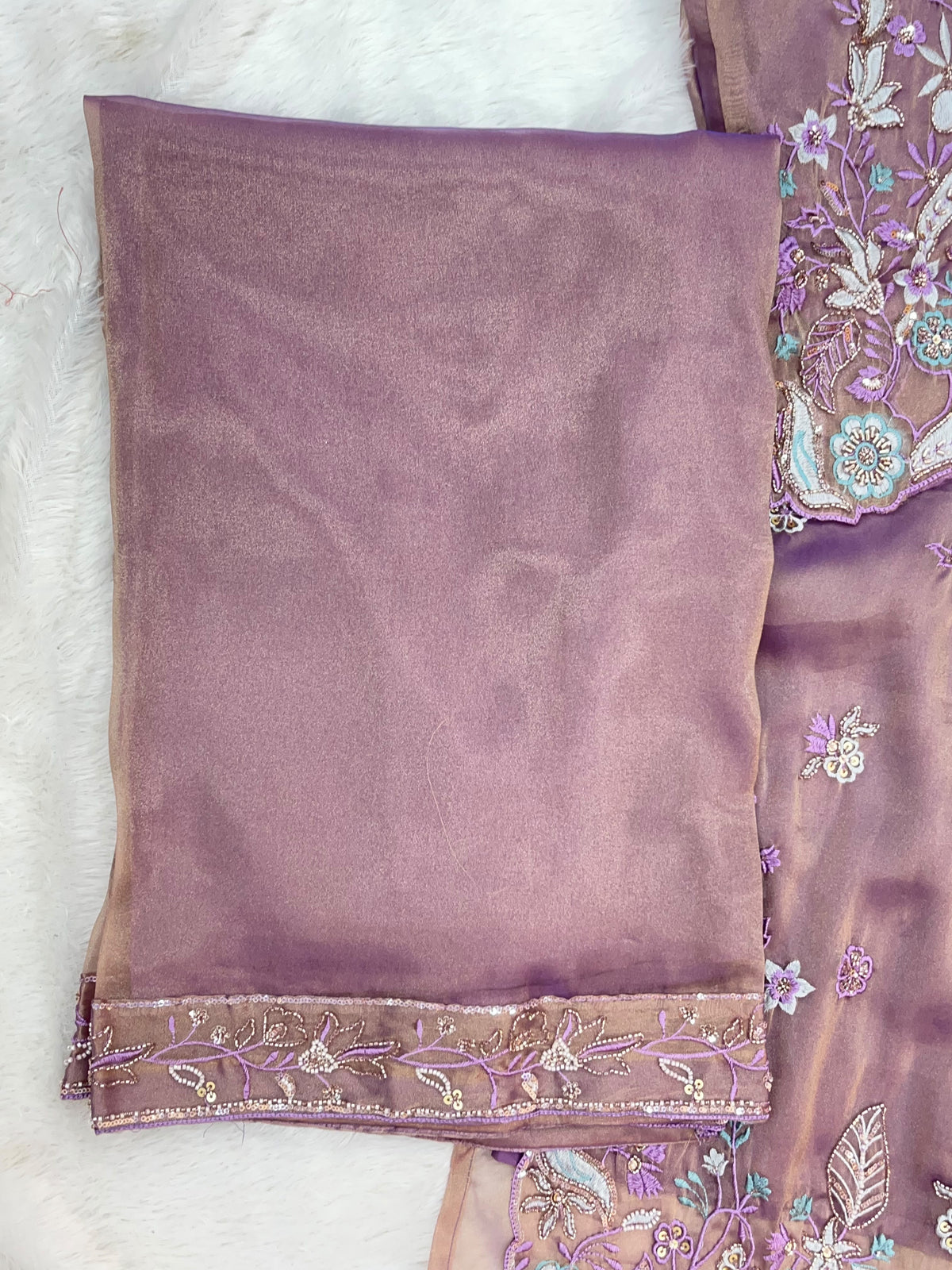 1477 Pakistani Party Wear - Mauve